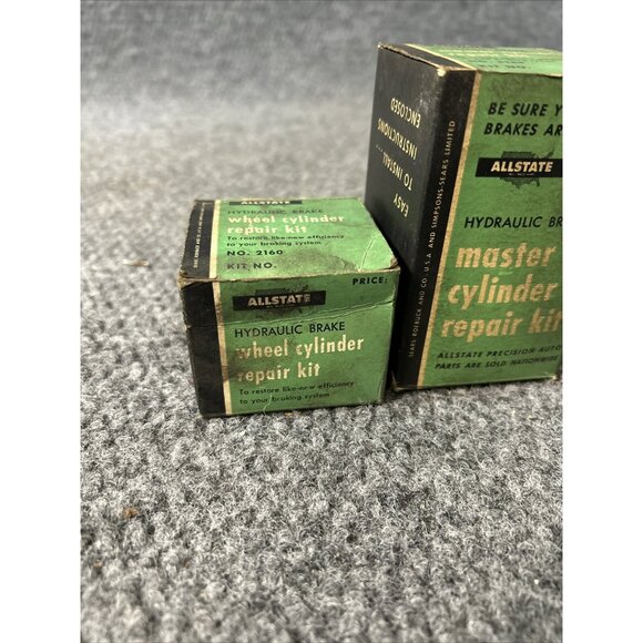 Vtg Advertising Allstate Car Parts Wheel Cylinder Repair Kit - Picture 2 of 10